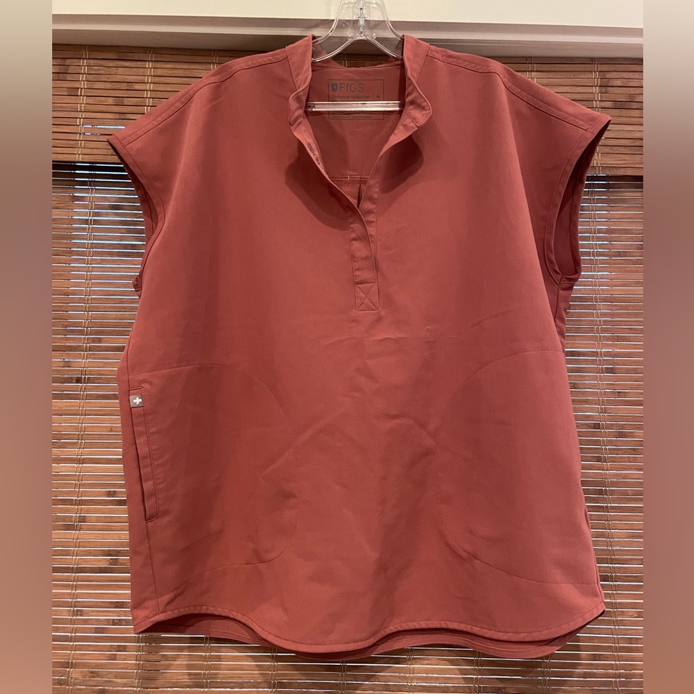 Figs Rafaela Scrub Top - Mauve
